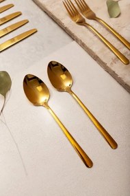 Súprava príborov B2LUGANO zlatá 24 ks 854267
