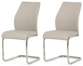 Súprava jedálenských stoličiek DCL-D1277 CRM, 2 ks