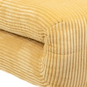 Pohovka SOLACE rozkladacia, menšestrová horčicová 871646