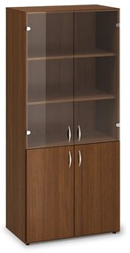 Vysoká skriňa ProOffice 80 x 47 x 178 cm, orech