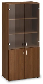 Vysoká skriňa ProOffice 80 x 47 x 178 cm, orech
