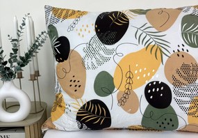 Obliečka na vankúš Tropical Dots 70x90 cm – moderný vzor, 100 % bavlna, zips