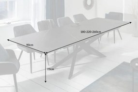 Jedálenský stôl Euphoria 180-220-260cm keramika Grafit-Optik »