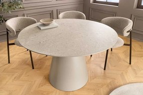 Okrúhly jedálenský stôl Belinda 120 cm sivý