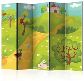 Paraván - A path to a magical castle II [Room Dividers] Veľkosť: 225x172, Verzia: Akustický