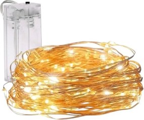 Vianočná svetelná reťaz 20 LED, teplá biela
