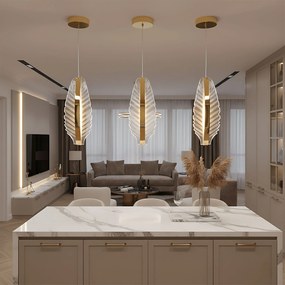 Toolight Toolight, LED stropné svietidlo, 8W, 4000K, 1000lm, G141-CP, zlatá, OSW-02610