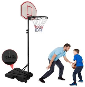 Mobilný basketbalový kôš s nastaviteľnou výškou