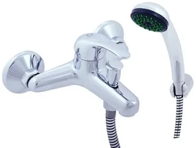 Vaňová batéria RAV Slezák SÁZAVA so sprchovacím setom 150 mm chróm SA054.5/1