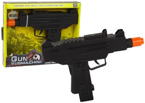 LEAN TOYS Pištoľ pre deti - čierna