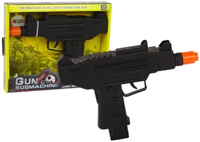 LEAN TOYS Pištoľ pre deti - čierna