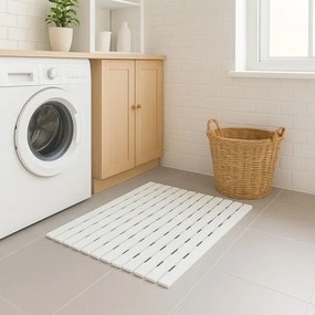 Kúpeľňová predložka biela