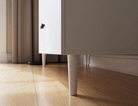 Šatní skriňa DULLUM 120x205cm, biela