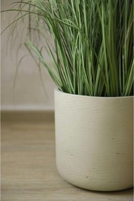 Kvetináč CHICO, sklolaminát, výška 24 cm, béžová