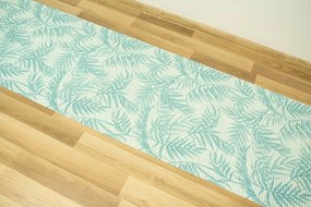 Kúpelňová penová Softy-tex 849 Palmové listy zelená / mätová