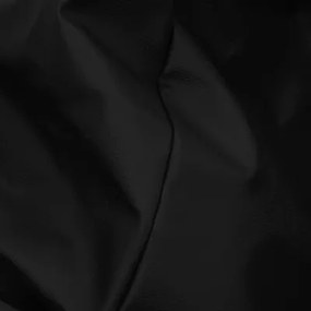 Veľký sedací vak MEGA z čiernej ekokože