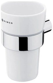 NIMCO BR 11058KU-26 - Nástenný stojanček na kefky BORMO biela/lesklý chróm