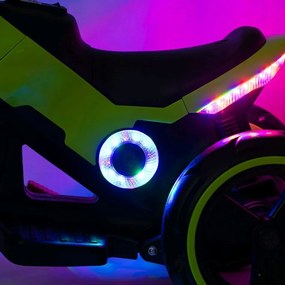 Baby Mix Detská elektrická motorka Polica modrá, 100 x 50 x 61 cm