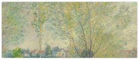 Obraz - Claude Monet, The Willows, reprodukcia (120x50 cm)