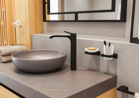 Hansgrohe AddStoris, držiak na uterák, matná čierna, HAN-41747670