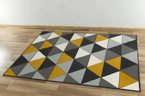 Koberec Luna 502902/89925 Trojuholníky sivý