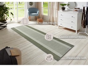 Zelený behúň 80x300 cm Band – Hanse Home