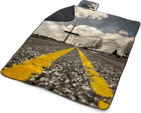 Sablio Plážová deka Cesta: 200x140 cm