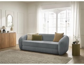 Tmavosivá ženilková rozkladacia pohovka 228 cm Neyo – Bobochic Paris
