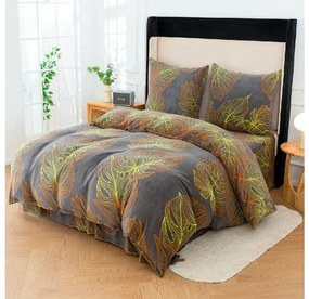 Obliečky mikroplyš TESICA sivá Rozmer obliečky: 70 x 80 cm | 140 x 200 cm