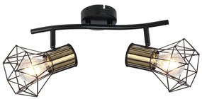 Globo 54017-2M - Bodové svietidlo PRISKA 2xE27/40W/230V