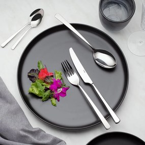 Plytký tanier Coupe čierny 25 cm – Flow - 491074