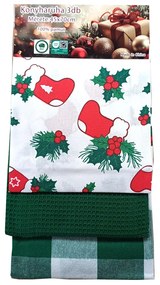 Bavlnené kuchynské utierky Noel green 3ks