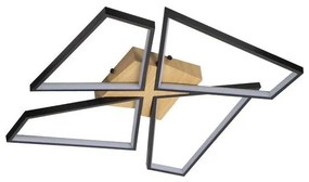 LED Stmievateľné stropné svietidlo LED/115W/230V 3000-6500K hnedá/čierna + DO