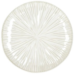 Porcelánový plytký tanier MYSA, white