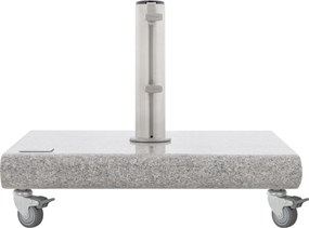 Pojazdný žulový stojan KNIRPS 50 kg svetlý