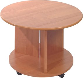 Konferenčný stolík na kolieskach Kolko/D - jelša