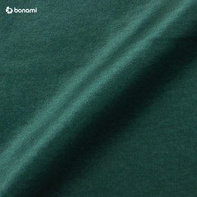 Zelená zamatová rozkladacia pohovka Milo Casa Luca