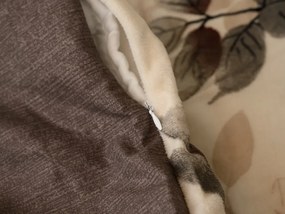 Obojstranné obliečky DUO SENSE CARMELIA vzorované + obliečka na vankúšik 40x50 cm ZDARMA Rozmer obliečky: 70 x 90 cm | 140 x 200 cm