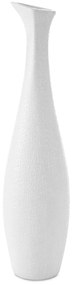 KERAMICKÁ VÁZA RISO (FI) 15X60 CM BIELA