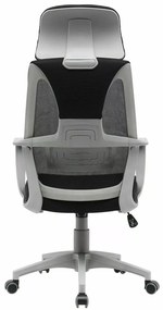 Kancelářská židle Soma černá/šedá