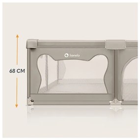 Lionelo - Hracia ohrádka WILLOW XL béžová