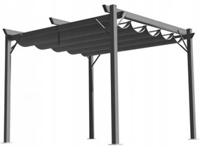 Sammer Záhradná pergola v sivej farbe 3x4 m TUN5699