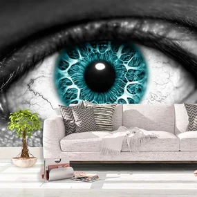 Sablio Tapeta Modré oko - 125x75 cm