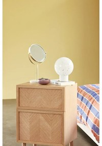 Nočný stolík z dubového dreva v prírodnej farbe Herringbone – Hübsch