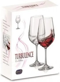 Bohemia Crystal Poháre na červené víno Turbulence 40774/350ml (set po