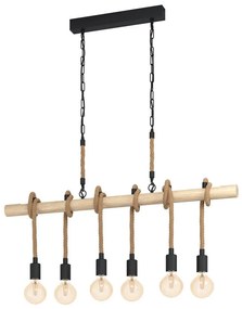 Eglo 43319 - Luster na reťazi YOUNGSTOWN 6xE27/40W/230V