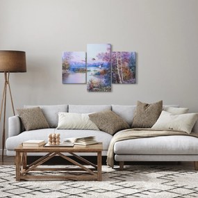 Obraz - Prichádza jeseň, olejomaľba (90x60 cm)