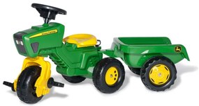 Šlapací traktor Rolly Toys John Deere trojkolesový s prívesom 052769