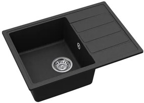 Drez SAT čierna SATSINKGE2B, 1 ks