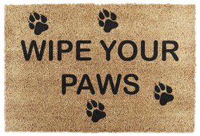 Rohožka z kokosového vlákna 40x60 cm Wipe Your Paws – Artsy Doormats